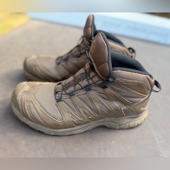 Salomon Tan Outdoor Boots - Picture 3 of 7